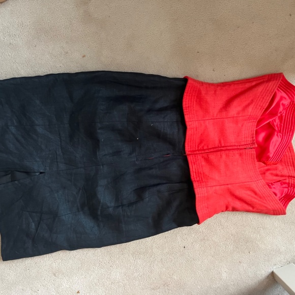 Wayne Clark linen dress size 4 - Picture 2 of 5